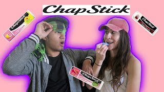 CHAPSTICK KISSING CHALLENGE WITH GIRLFRIEND [upl. by Forsyth223]