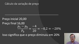 Cálculo da elasticidadepreço da demanda [upl. by Smitt343]