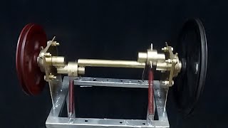 Perpetual rotating engine based on 4 springs [upl. by Naivat]