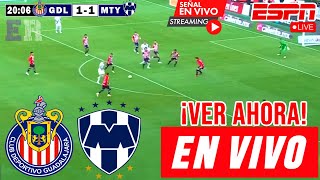 Chivas vs Monterrey en vivo🔴🔴 Ver Hoy Chivas vs Rayados Apertura 2024 Liga MX resumen [upl. by Redep641]