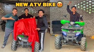 Zeeshan Ki New ATV Bike 🔥 UnBoxing New Atv Bike 😍 [upl. by Eerhs279]