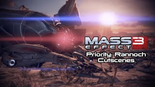 Mass Effect 3 Cutscenes  Priority Rannoch [upl. by Icnan]