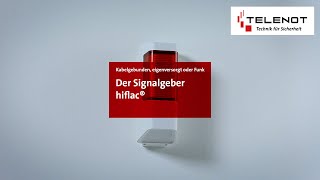 Der Signalgeber hiflac – Kabelgebunden eigenversorgt oder Funk [upl. by Moonier346]