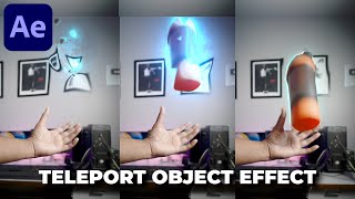 Teleport Object Effect in After Effects  After Effects Tutorial  NO PLUGIN [upl. by Okimuy]