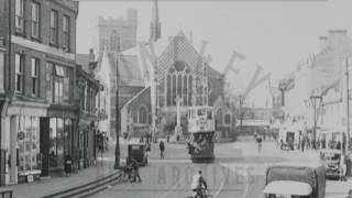 Trams At Barnet London 1920s  Film 97064 [upl. by Nilok3]