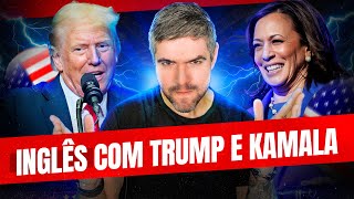 Aprenda Inglês com o Debate Trump Kamala Harris e o Presente Perfeito Explicado [upl. by Einobe]