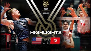 🇺🇸 USA vs 🇹🇳 TUN  Highlights  Mens OQT 2023 [upl. by Ludovika821]