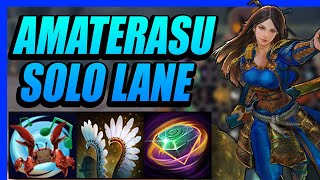 Amaterasu is SUPER BUFFED in SMITE 2  Solo Lane Gameplay [upl. by Yttik]