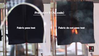 EN ISO11612 Technical Fabrics Tests methods by Marina Textil [upl. by Vaenfila]