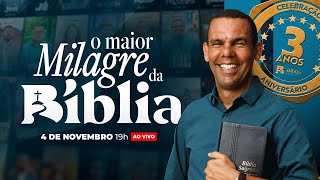 📖 O maior milagre da Bíblia I Aniversário de 3 anos A Bíblia Comentada com Rodrigo Silva [upl. by Waly]