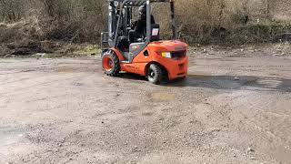 Lonking LG25 DT Semi rough terrain Forklift [upl. by Ennayram]