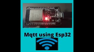 Mqtt using Esp32Monitoring data on Ubidots [upl. by Aennaej]