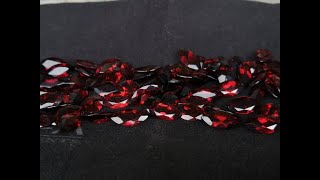 Garnet retail  wholesale marquise cut calibrated 12x6mm affordable cheap discounted 50 to 80 [upl. by Swanson578]