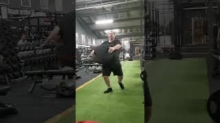 3 Sandbag Medley 300lb 230lb and 160lb 15 metres each in 50 seconds [upl. by Tate161]