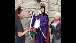 GIVING GIFTS to Disney Characters Watch their RESPONSES They are all thankful EXCEPT GASTON [upl. by Shela]