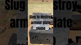 Want to Destroy Armour Plate Watch This 375 HampH 300 grn amp 12 gauge slug Experiment [upl. by Ahsiena623]