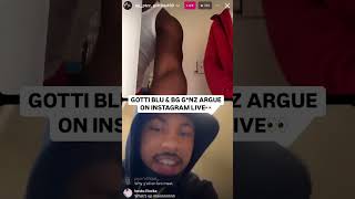 Gotti Blu And BG Arguing On Instagram Live [upl. by Wells]