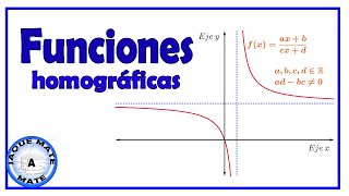 Análisis de una función homográfica [upl. by Apilef]