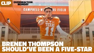 Clip Brenen Thompson Shouldve Been a FiveStar  Overreaction Monday [upl. by Gay722]