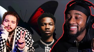 Post Malone ft Roddy Ricch  Cooped Up Official Audio 🔥 REACTION [upl. by Cissej]