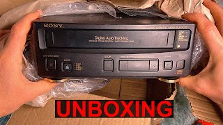 Back to 1994 again Unboxing VHS Cassette Player in Excellent Condition [upl. by Earl]