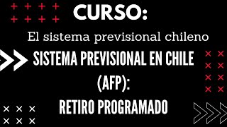 Sistema Previsional en Chile AFP Retiro Programado [upl. by Powder737]