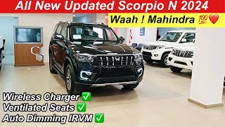 All New Mahindra Scorpio N 2024 Launched  New Features added ❤️🔥 [upl. by Yv]