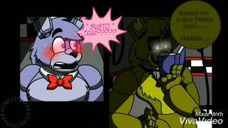 Freddy x Bonnie Comic 18 Fronnie Fnaf Comic [upl. by Ycnej311]