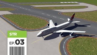 Cities Skylines FBS International Airport — Part 3 — Runways amp Taxiways [upl. by Rolando]