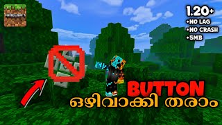 How To Hide Buttons In Minecraft PE 120  Minecraft Malayalam  Bunny Techies [upl. by Aliakam]