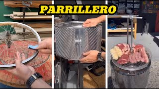 La mejor parrilla giratoria casera paso a paso ideas hazlotumismo tips diy [upl. by Nemrac233]