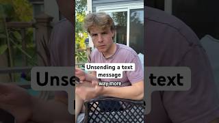 Unsending a text message [upl. by Rosenthal875]