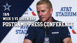 Jason Garrett Postgame Press Conference Week 5 Packers vs Cowboys  Dallas Cowboys 2019 [upl. by Claman]