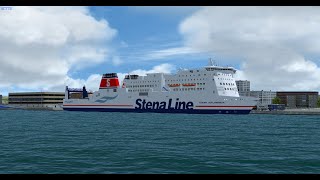 Stena Jutlandica Göteborg  Frederikshavn NEW SCENERY [upl. by Ranite]