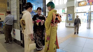 JR Hamamatsu Station MAY ONE station building Mall Shiba Inu Dog Sunayama Chuo Shizuoka Japan [upl. by Einhpets854]