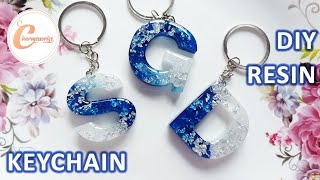 DIY Epoxy Resin Craft  Making Alphabet Letter Keychains  Simple Resin Crafts For BEGINNERS [upl. by Letsyrk743]