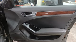 2009 AUDI A4 DOOR PANEL REMOVAL [upl. by Ariet]