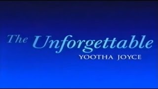 THE UNFORGETTABLE YOOTHA JOYCE Documentary  2001 [upl. by Tore180]