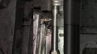 Satisfying Threading process in Diamond Tool shortsfeed machine metalmachine [upl. by Marinna]