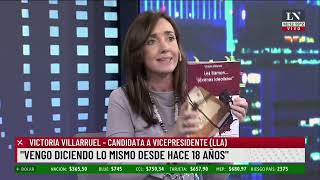 Victoria Villarruel quotMe sorprendió la poca calidad humana de los candidatosquot [upl. by Kirenoj911]