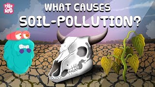 What Is SOIL POLLUTION  LAND POLLUTION  What Causes Soil Pollution  Dr Binocs Show Peekaboo Kidz [upl. by Valenba]