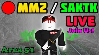 🔴 MM2 amp SAKTK Livestream 1v1s Infection amp More [upl. by Faruq908]