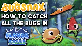 Bugsnax  How To Catch all The Bugsnax In Flavour Falls  PS5 [upl. by Naivart]