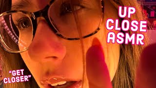 ASMR  “get closer” ASMR mouth sounds camera tapping hand movements lofi [upl. by Archibaldo371]