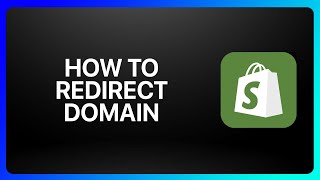 How To Redirect Shopify Domain Tutorial [upl. by Myles554]