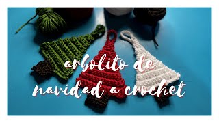 Como tejer Arbolitos de Navidad a Crochet  Proyecto fácil [upl. by Cirdes10]