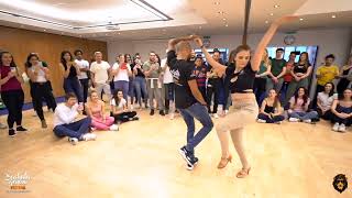 Bastien amp Morgane  100xHora Kewin Cosmos  Bachata Geneva Festival 2023 [upl. by Adahs]