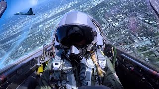 AllFemale Pilot Crew Shows Off JawDropping City Flying Skills [upl. by Retsevlis]