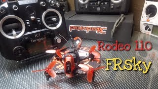 Walkera Rodeo 110 Frsky Receiver FPV [upl. by Tommi]