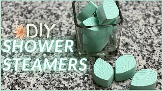 DIY SHOWER STEAMERS  Easy Recipe for a Relaxing Shower [upl. by Kcirreg]